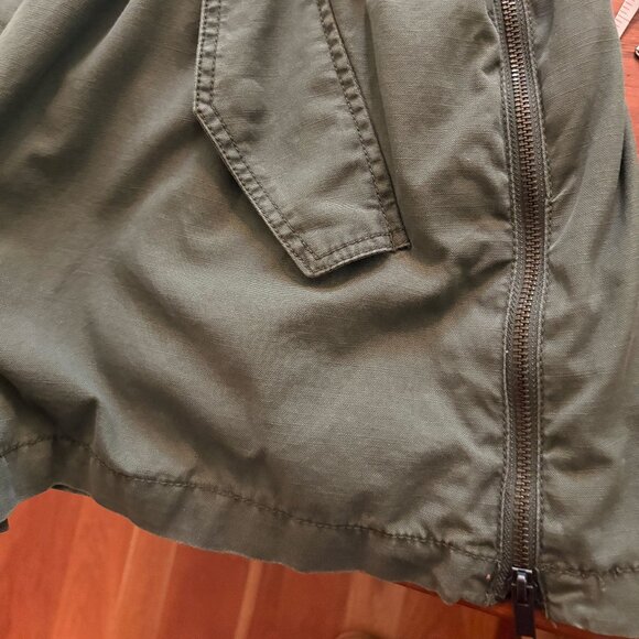 WOMENS GAP OLIVE GREEN FIELD UTILITY JACKET/ANORAK; LIKE NEW; SIZE XXL - Picture 4 of 8